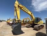 Side of used Excavator